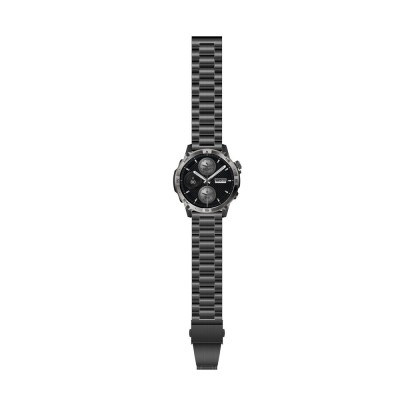 Smartwatch Męski Gravity GT46-4 na pasku gumowym w kolorze Czarny/Pomarańczowy o szerokości 22mm