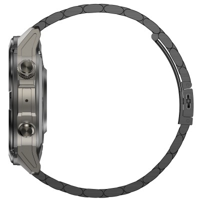 Smartwatch Męski Gravity GT46-3 na pasku gumowym w kolorze Grafitowy/Czarny o szerokości 22mm
