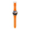 Smartwatch Męski Gravity GT46-4 na pasku gumowym w kolorze Czarny/Pomarańczowy o szerokości 22mm