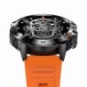 Smartwatch Męski Gravity GT9-4 na pasku gumowym w kolorze CZARNY/POMARAŃCZOWY o szerokości 22mm