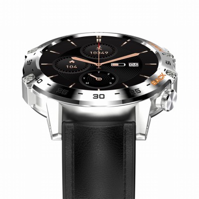 Smartwatch Męski Gravity GT9-6  w kolorze SREBRNY/CZARNY o szerokości 22mm