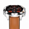 Smartwatch Męski Gravity GT9-8  w kolorze SREBRNY/BRĄZOWY o szerokości 22mm