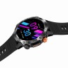 Smartwatch Męski Gravity GT20-1 na pasku gumowym w kolorze CZARNY/CZARNY o szerokości 22mm