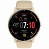 Smartwatch Damski Gravity GT1-8 PRO na pasku gumowym w kolorze PIASKOWY/PIASKOWY o szerokości 22mm