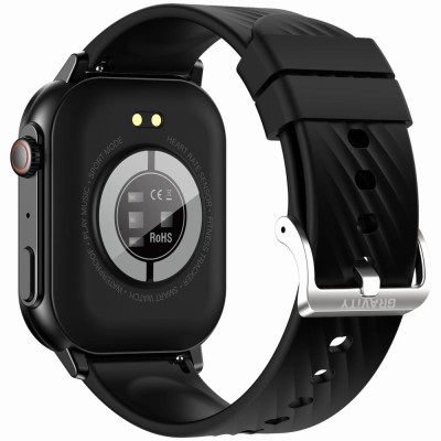 Smartwatch Męski Gravity GT15-1  w kolorze CZARNY/CZARNY o szerokości 22mm