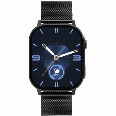 Smartwatch Męski Gravity GT15-2  w kolorze CZARNY/CZARNY o szerokości 22mm