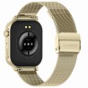 Smartwatch Damski Gravity GT15-7 na bransolecie mesh w kolorze ZŁOTY/ZŁOTY o szerokości 22mm