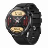 Smartwatch Męski Gravity GT21-1 na pasku gumowym w kolorze CZARNY/CZARNY o szerokości 22mm