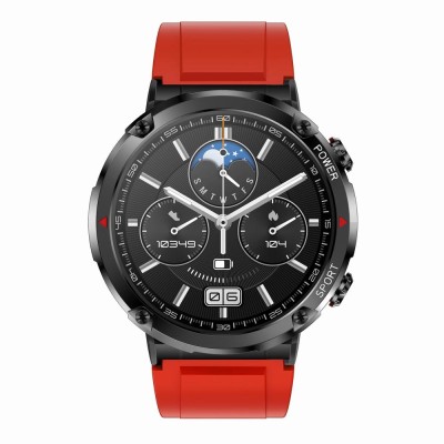 Smartwatch Męski Gravity GT21-6 na pasku gumowym w kolorze CZARNY/CZARNY o szerokości 22mm