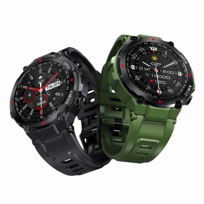 Smartwatch Męski Gravity GT7-3 na pasku gumowym w kolorze KHAKI/KHAKI o szerokości 22mm