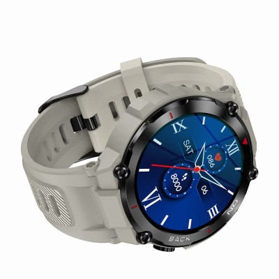 Smartwatch Męski Gravity GT8-4 na pasku gumowym w kolorze SZARY/SZARY o szerokości 22mm