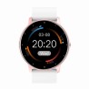 Smartwatch Damski Gravity GT1-7 na pasku gumowym w kolorze RÓŻOWY/BIAŁY o szerokości 22mm