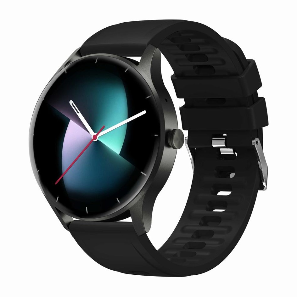 Smartwatch Damski Gravity GT2-2 na pasku gumowym w kolorze CZARNY/CZARNY o szerokości 22mm