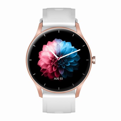 Smartwatch Damski Gravity GT2-5 na pasku gumowym w kolorze RÓŻOWY/SZARY o szerokości 22mm