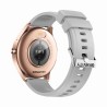 Smartwatch Damski Gravity GT2-5 na pasku gumowym w kolorze RÓŻOWY/SZARY o szerokości 22mm