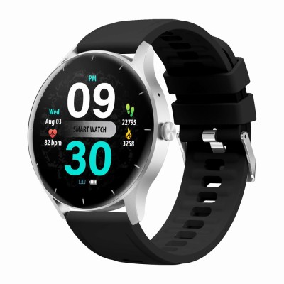 Smartwatch Damski Gravity GT2-6 na pasku gumowym w kolorze SREBRNY/CZARNY o szerokości 22mm