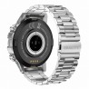 Smartwatch Męski Gravity GT9-3 na bransolecie stalowej w kolorze SREBRNY/SREBRNY o szerokości 22mm