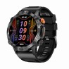 Smartwatch Męski Gravity GT20-1 na pasku gumowym w kolorze CZARNY/CZARNY o szerokości 22mm