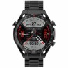 Smartwatch Męski Gravity GT13-1 na bransolecie stalowej w kolorze CZARNY/CZARNY o szerokości 26mm