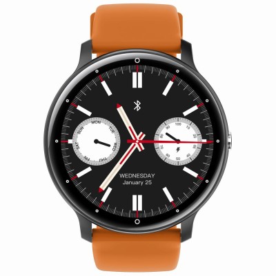 Smartwatch Męski Gravity GT1-2 PRO na pasku gumowym w kolorze CZARNY/CZARNY o szerokości 22mm