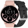 Smartwatch Damski Gravity GT1-5 PRO na pasku gumowym w kolorze RÓŻOWY/RÓŻOWY o szerokości 22mm