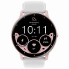 Smartwatch Damski Gravity GT1-6 PRO na pasku gumowym w kolorze RÓŻOWY/RÓŻOWY o szerokości 22mm